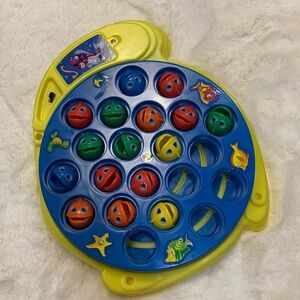 Interactive fish, catching cognitive toy